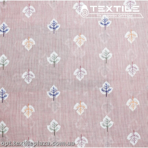 Хлопок цветы 3096D1C1 разноцветные, красный