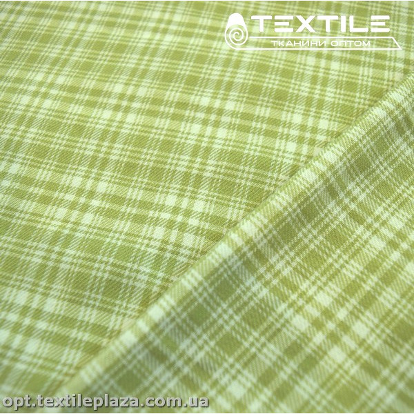 Хлопок клетка 14517D4C2 бело-фисташковый