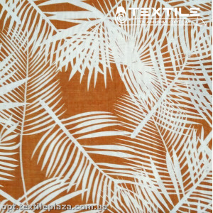 Хлопок листья 4073D48C2 белые, коричневый