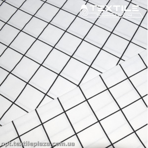 Хлопок клетка 3854D42C1 бело-черный