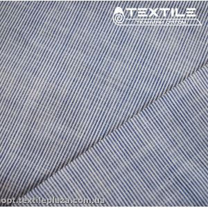 Хлопок полоска 4181D1C3 сине-белый