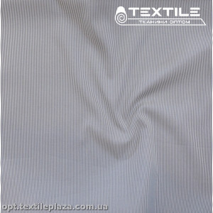 Хлопок полоска 4175D1C3 рубашечный, индиго-белый