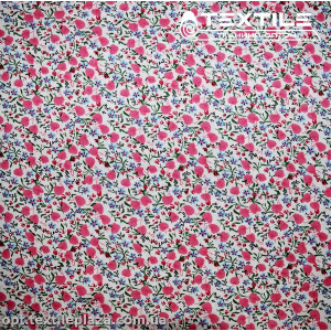 Хлопок цветы 2748D18C1 розовые, белый