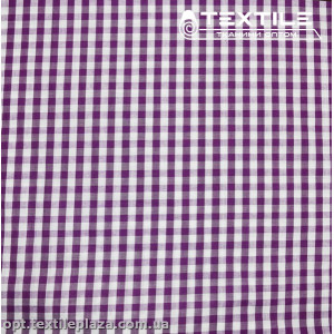 Хлопок клетка 20720D21C бело-фиолетовый