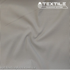 Хлопок полоска 4175D1C5 рубашечный, черно-белый