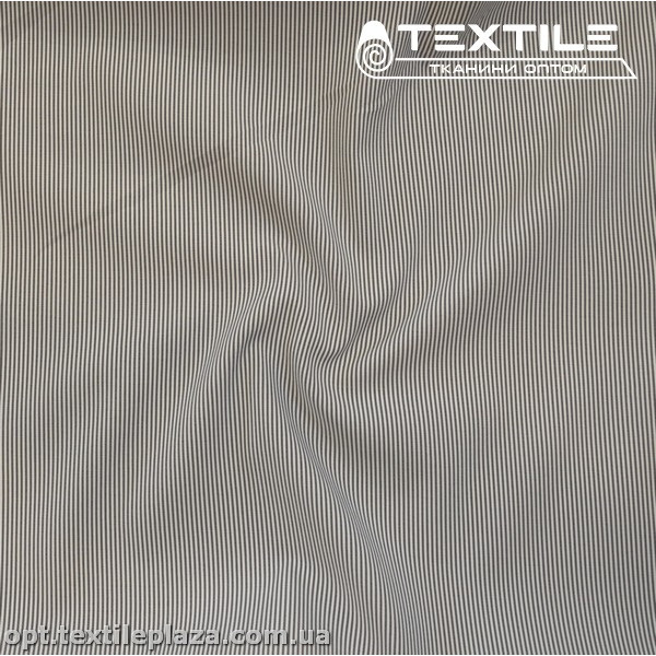 Хлопок полоска 4175D1C5 рубашечный, черно-белый