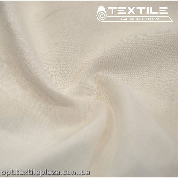 Хлопок однотонный 13937C1 меланж, светло-бежевый