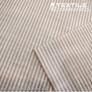 Хлопок полоска 4181D2C1 бежево-белый