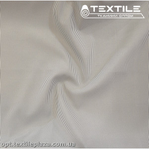 Хлопок полоска 4053D1C22 рубашечный, бело-черный