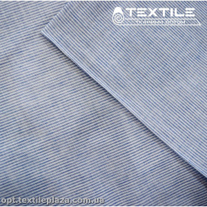 Хлопок полоска 4040D1C1 бело-синий