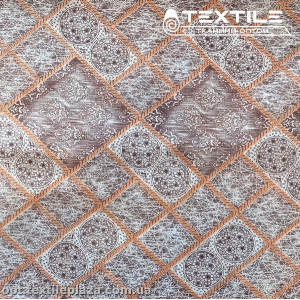 Хлопок батист 3893D39C1 узор, бежево-серый
