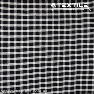 Хлопок клетка 14517D2C7 бело-черный