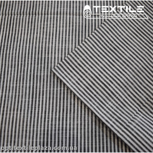 Хлопок полоска 4181D2C4 черно-белый