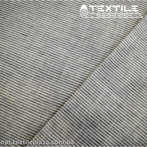 Хлопок полоска 4040D1C2 бело-черный