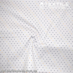 Хлопок абстракция 2242D8C3 квадраты, белый