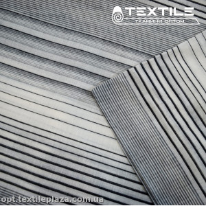 Хлопок полоска 4030D1C4 черно-белый