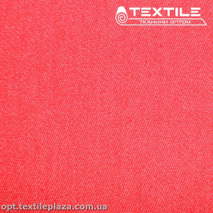 Джинс плотный однотонный 4133C6 красный