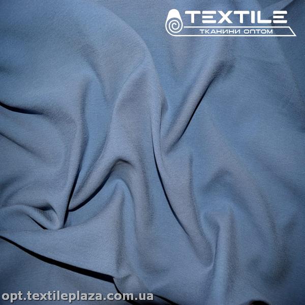 Джинс тонкий однотонный 3494C13 тенсель, темно-голубой