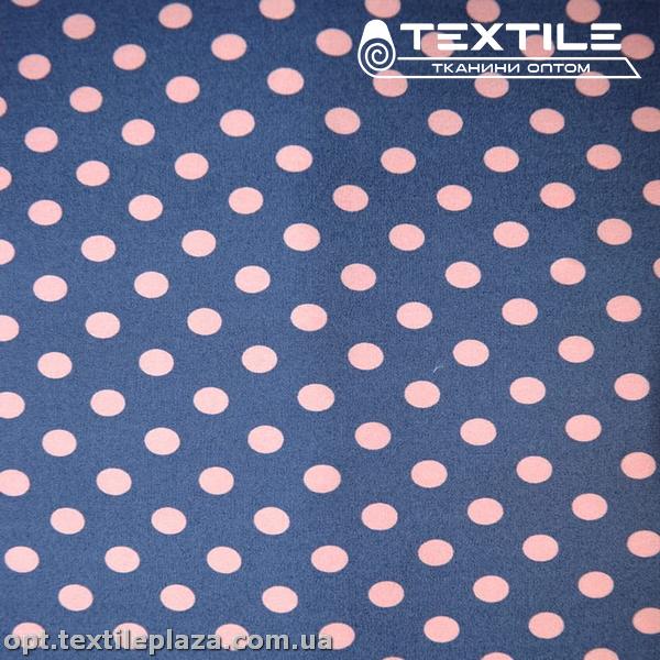 Джинс тонкий цветной 3501D2C4 горошек, розовый