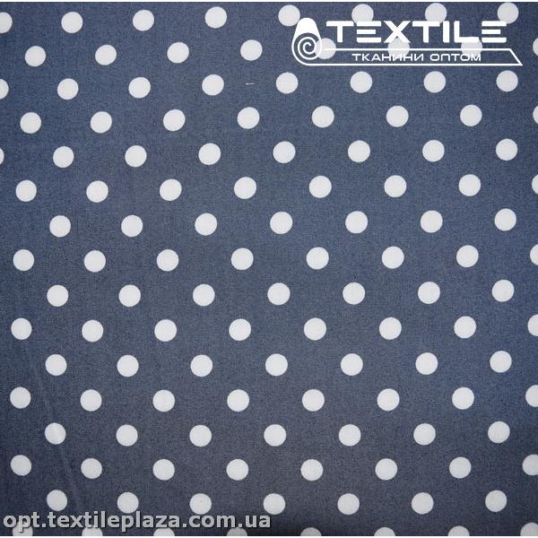 Джинс тонкий цветной 3853D10C2 горошек, синий