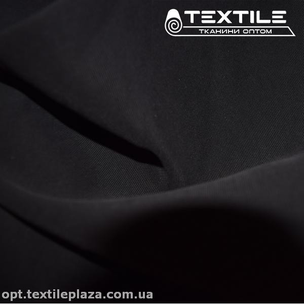 Джинс тонкий однотонный 4046C8 тенсель, черный