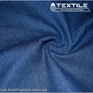 Джинс плотный однотонный 4054C1 синий