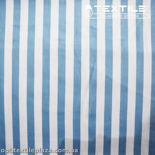 Джинс тонкий цветной 3853D4C1 полоска, голубой