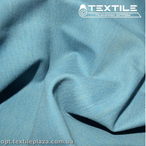 Джинс плотный однотонный 0005C1 Италия, голубой