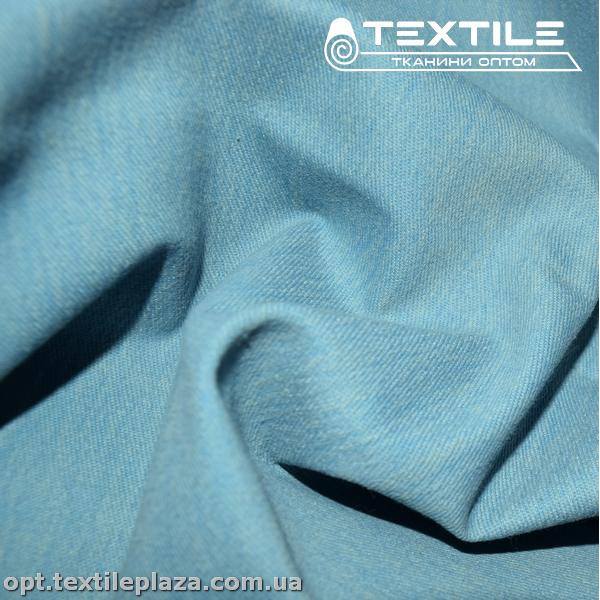 Джинс плотный однотонный 0005C1 Италия, голубой