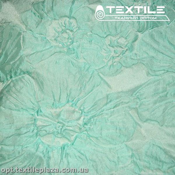 Костюмная ткань Жаккард демисезонная 2757C1 мятный