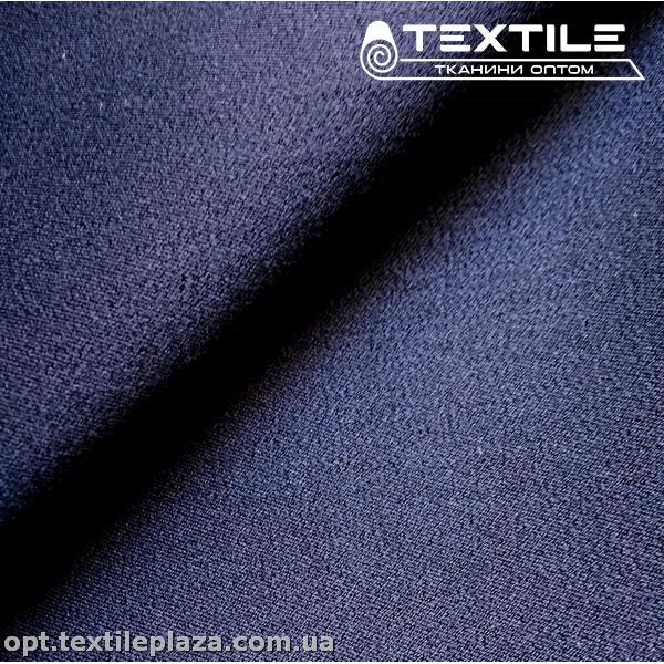 Костюмная ткань однотонная демисезонная 9934C3 темно-синий