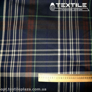 Костюмная ткань Клетка демисезонная 4094D10C1 темно-синий