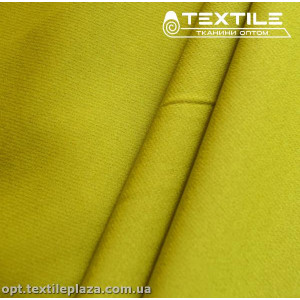 Костюмная ткань Барби однотонная 2417C2 желто-зеленый