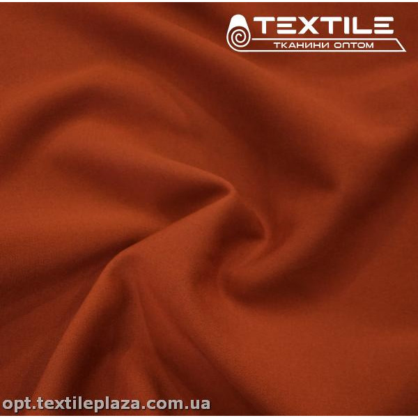 Костюмная ткань Барби однотонная 16641C7 терракотовый