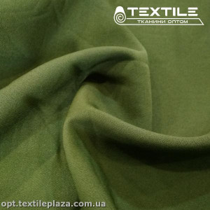 Костюмная ткань Барби однотонная 4089C24 светло-оливковый