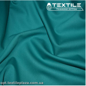 Костюмная ткань Барби однотонная 3743C5 темно-бирюзовый