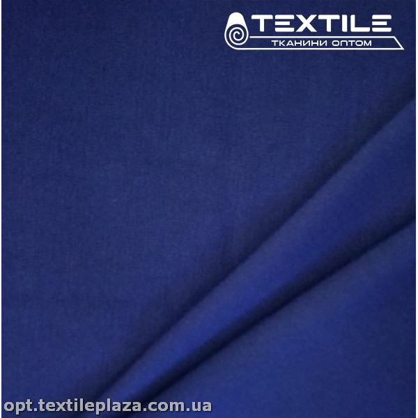 Костюмная ткань однотонная демисезонная 2021C1 синий