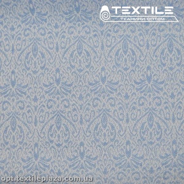 Костюмная ткань Жаккард демисезонная 2995C3 голубой