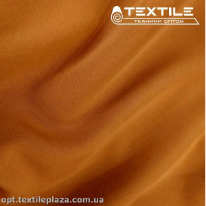 Костюмная ткань Барби однотонная 4089C20 оранжево-бежевый