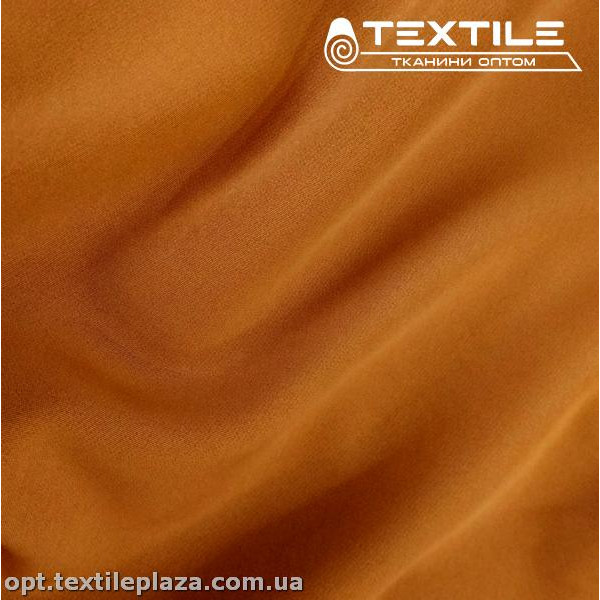 Костюмная ткань Барби однотонная 4089C20 оранжево-бежевый