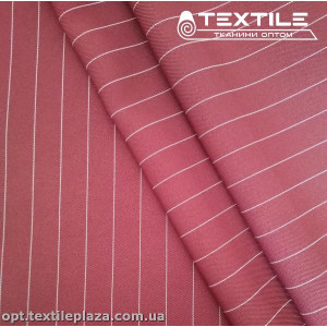 Костюмная ткань Мадонна цветная 3460D1C4 полоска, светло-бордовый