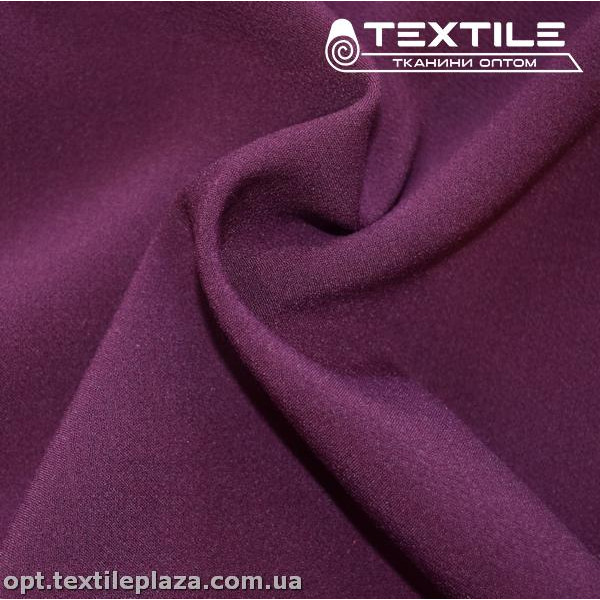 Костюмная ткань Барби однотонная 4202C12 баклажановый