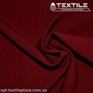 Костюмная ткань Барби однотонная 2948C3 бургунд