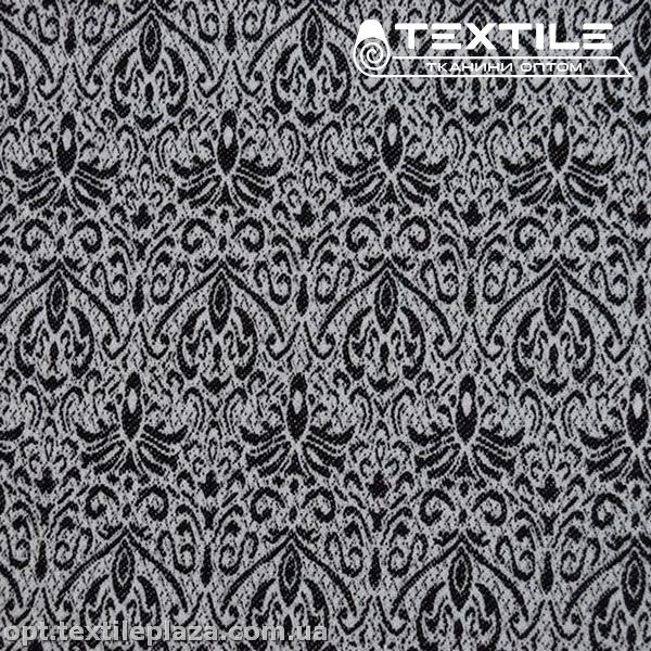 Костюмная ткань Жаккард демисезонная 2995C4 черный