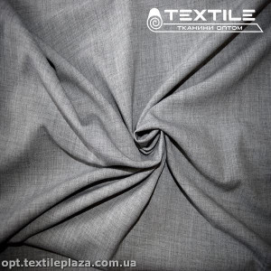 Костюмная ткань однотонная демисезонная 3696C3 серый