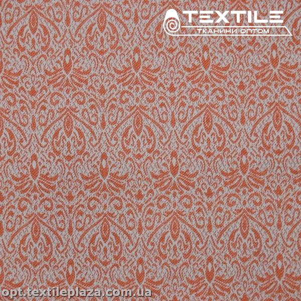 Костюмная ткань Жаккард демисезонная 2995C1 коралловый