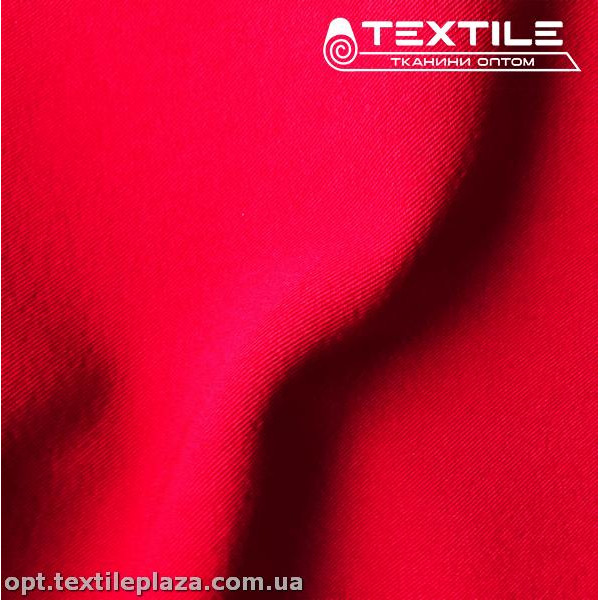 Костюмная ткань Мадонна однотонная 3956C2 красный