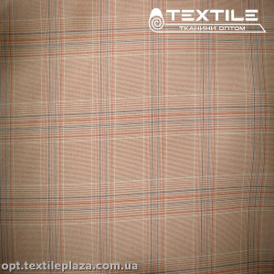 Костюмная ткань Клетка демисезонная 3506D1C2 розовый