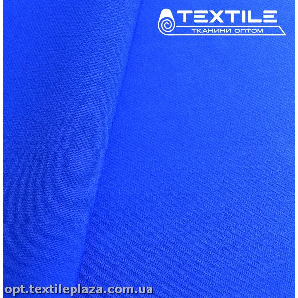 Костюмная ткань Барби однотонная 3743C7 электрик