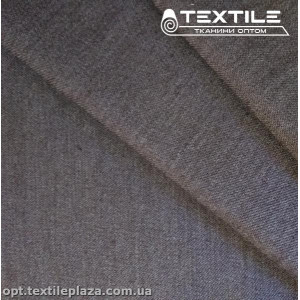 Костюмная ткань однотонная демисезонная 3219C1 графитово-серый